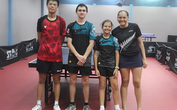 Tennis de table – Un quatuor sélectionné pour les Oceania