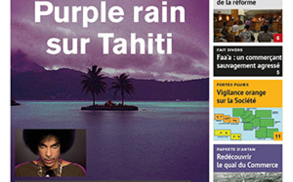 TAHITI INFOS N°646 du 22 avril 2016