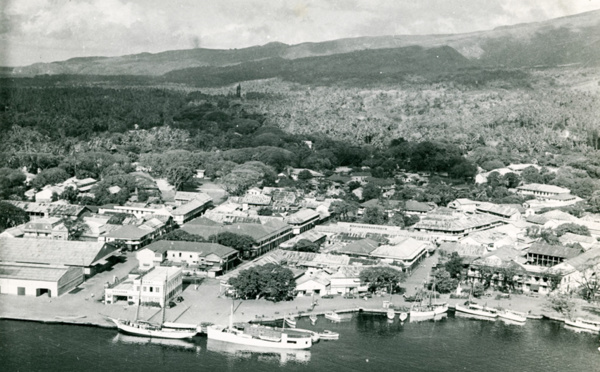 Papeete d’antan, le quai du commerce