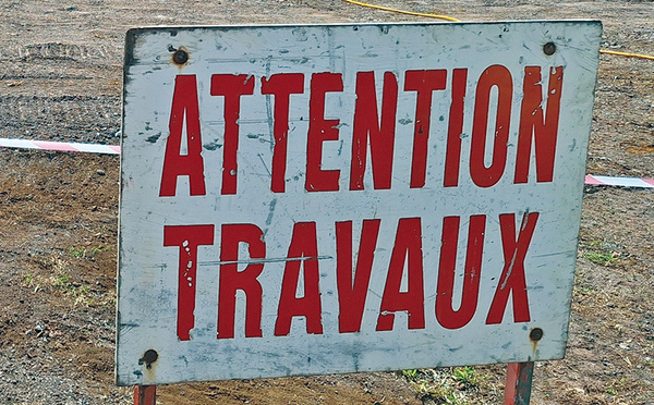 Des travaux sur la RT2 à Hitia’a o te Ra