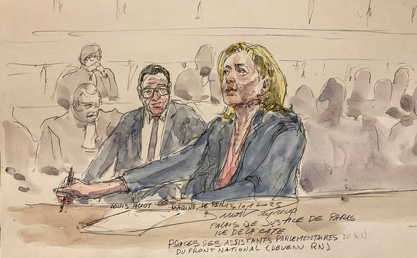 Au premier jour de son procès en appel, Marine Le Pen soutient n'avoir "rien dissimulé"