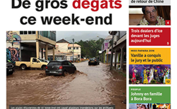 TAHITI INFOS N°647 du 25 avril 2016