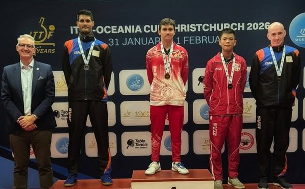 Tennis de table – Tahiti performant à la Pacific Cup