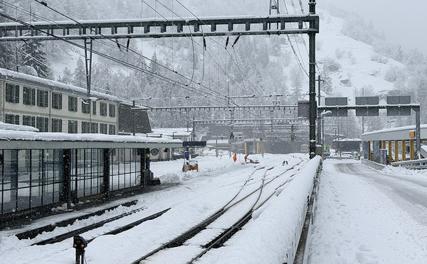 Un train régional déraille dans les Alpes suisses, cinq blessés