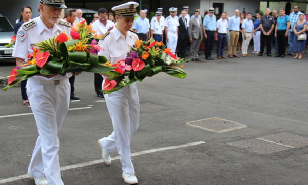 Hommage national aux policiers morts pour la France, ce matin à la DSP