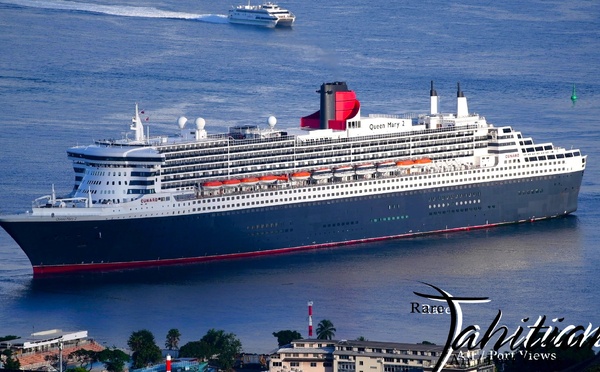 Le grand retour du Queen Mary 2 à Papeete