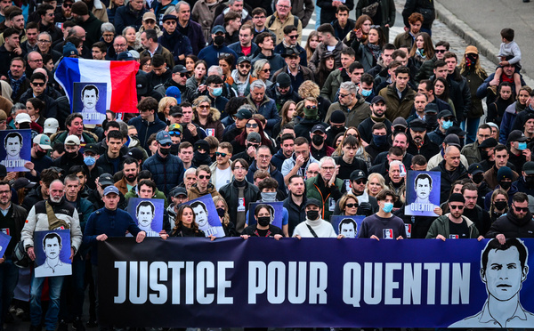 A Lyon, l'ultradroite rend hommage au "camarade" Quentin Deranque
