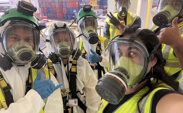 Une alerte aux grillons au port de Papeete