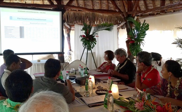 Le gouvernement en séminaire à Moorea