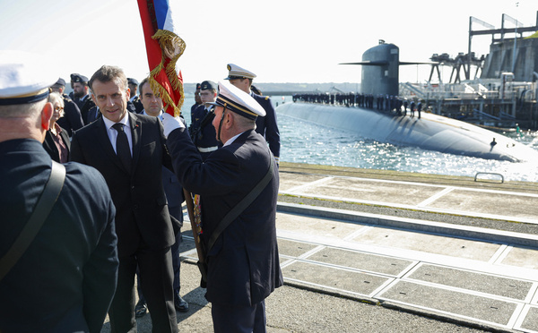 Nucléaire: Macron annonce une "évolution majeure" de la doctrine, la "dissuasion avancée"