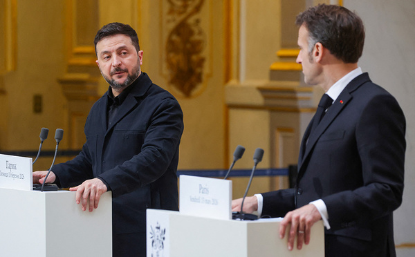 Macron, au côté de Zelensky, promet que la guerre au Moyen-Orient n'offrira pas de "répit" à la Russie