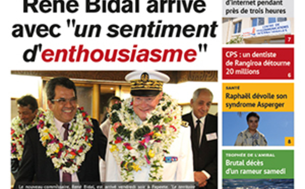 TAHITI INFOS N°670 du 30 mai 2016