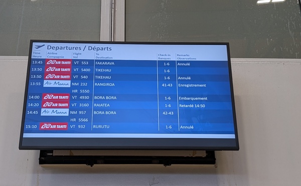 70 % des pilotes d’Air Tahiti restent sur le tarmac
