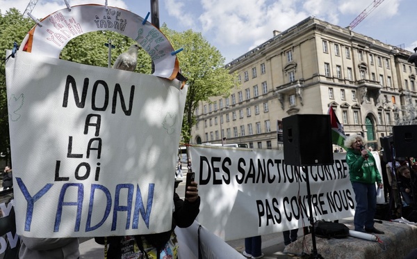 Antisémitisme: retrait de la proposition Yadan, le gouvernement prend le relais avec un projet de loi