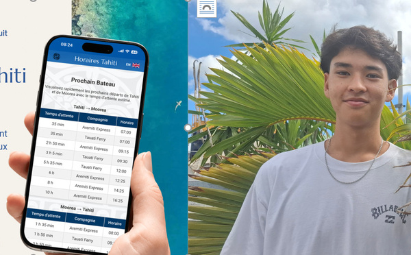 Les navettes de Moorea toutes rassemblées sur un site