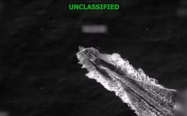 Trois morts dans une frappe américaine contre un bateau de narcotrafiquants présumés