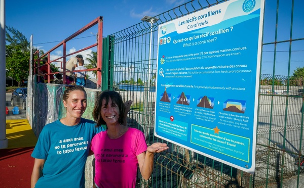 Récifs coralliens : Uturoa inaugure un parcours éducatif