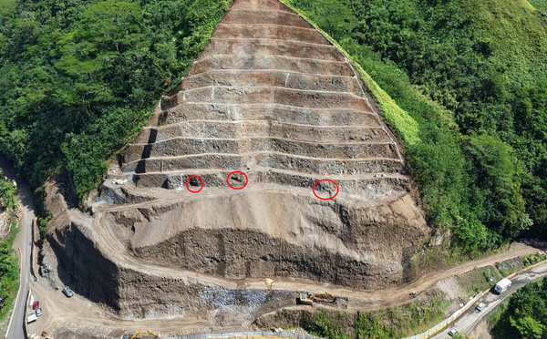 PK 43 : le chantier freiné par des lavatubes