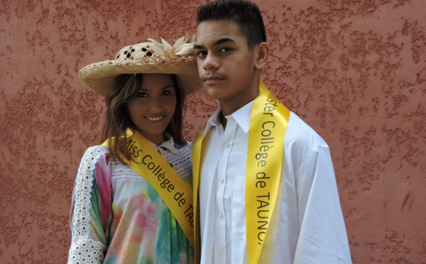 Brittany Taputu et Mehea Kaimuko, Miss et Mister Taunoa 