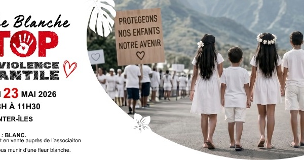“Plus jamais ça” : une marche pour les enfants victimes de violences samedi à Papeete