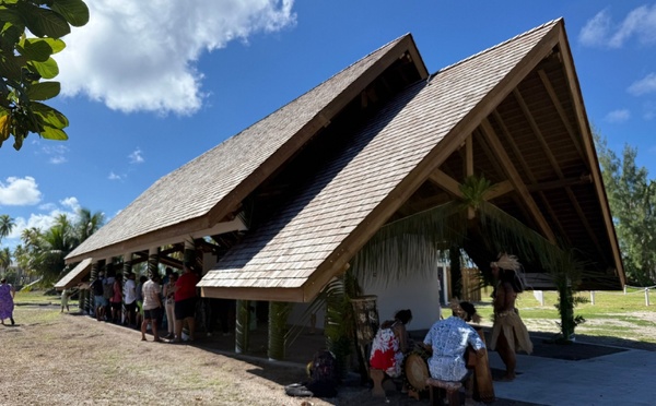 Le site touristique de Papaputa inaugure son fare pote’e à Rangiroa