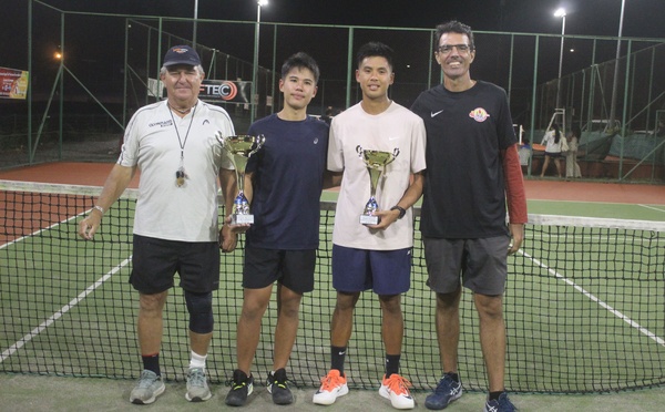 Tennis – Consécration pour Noah Ah Kim Win Chin et Mayka Zima