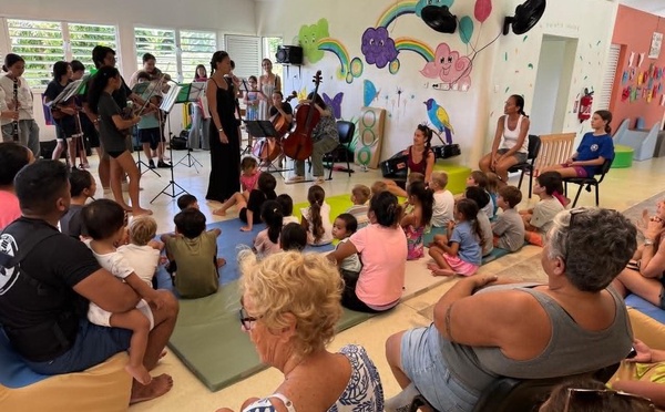 ​Les élèves du Conservatoire en concert sur l'île sacrée
