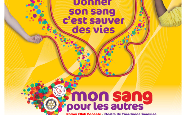 Journée mondiale : "aujourd'hui, je donne mon sang!"