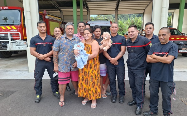 Tetufera, premier bébé de la caserne de Mataiea