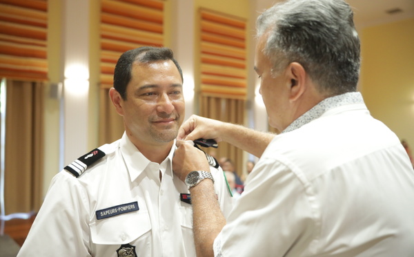 Distinction : Ismaël Heo-Moun devient le premier capitaine de la fonction publique communale