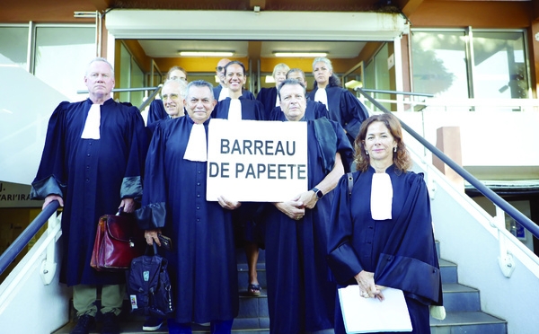 ​Le barreau de Papeete solidaire du mouvement national