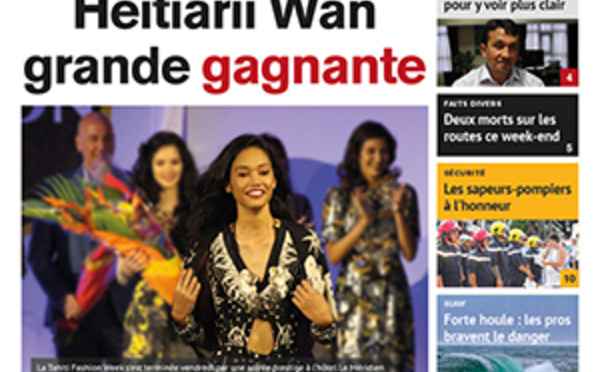 TAHITI INFOS N°680 du 13 juin 2016