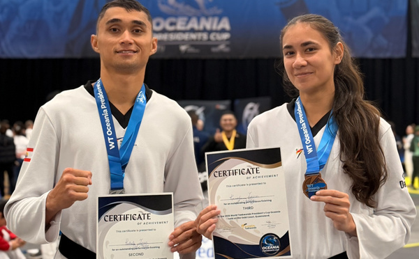 Rahiti et Kawehi Iorss écrivent l’histoire du taekwondo tahitien