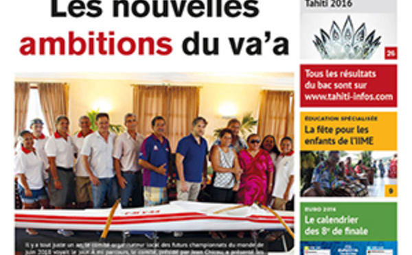 TAHITI INFOS N°689 du 24 juin 2016