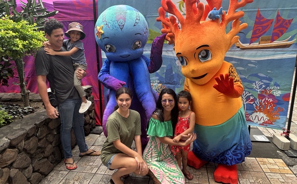 Les mascottes des Jeux du Pacifique dévoilées !