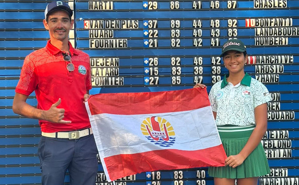 Les jeunes golfeurs polynésiens brillent sur la scène nationale