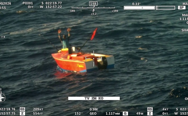 Après une panne moteur, un homme sauvé en mer à Rimatara
