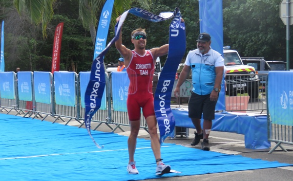 Les triathlètes se testent à Moorea avant les Jeux