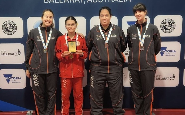 Tennis de table - Tahiti rayonne à la Pacific Cup
