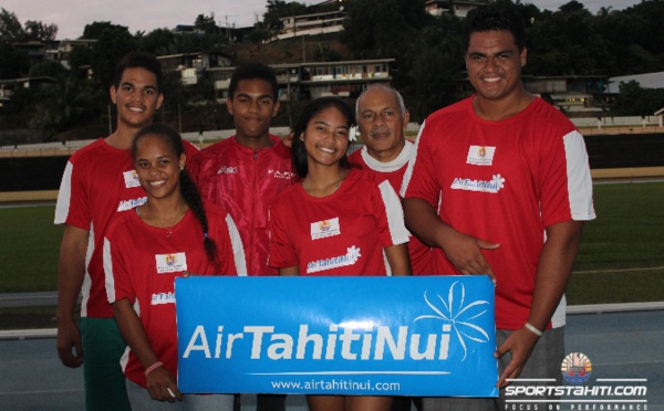 Athlétisme : Teuraiterai Tupaia, Raiarii Thompson et Gwoëlani Patu, champions de France cadets