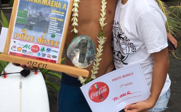 Surf – Toa na Maeha’a : Focus sur Ariihoe Tefaafana, le gagnant