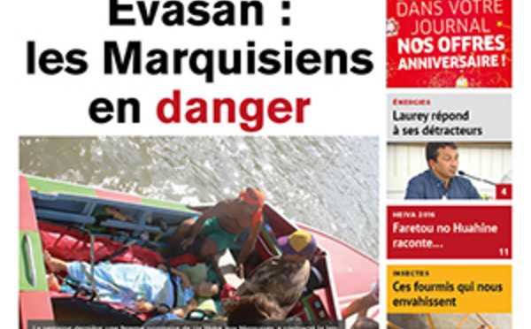 TAHITI INFOS N°700 du12 juillet 2016