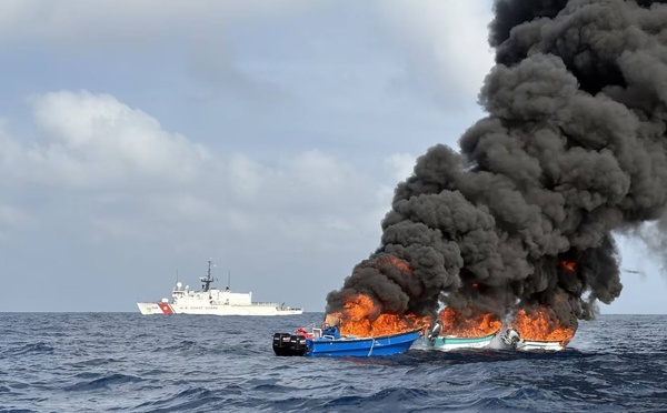 ​Cinq morts dans une frappe américaine contre un bateau de narcotrafiquants présumés dans le Pacifique