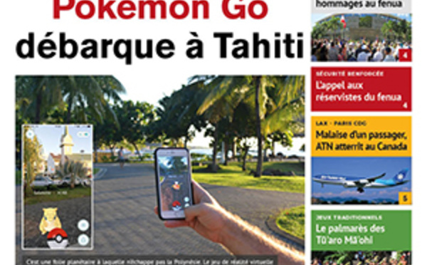 TAHITI INFOS N°704 du 19 juillet 2016