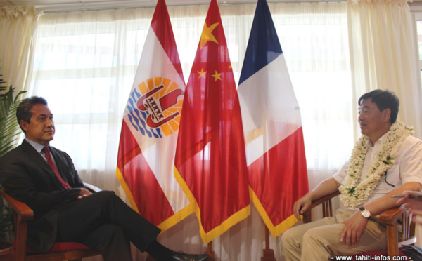 "La relation entre la Chine et la Polynésie française est une composante importante des relations sino-françaises"