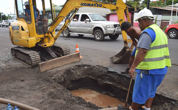 Faa'a : une coupure d'eau dans le quartier de Auae