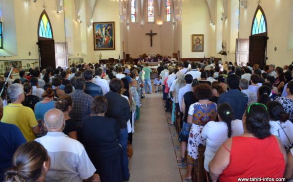 Cathédrale de Papeete : une messe en hommage au prêtre Jacques Hammel assassiné