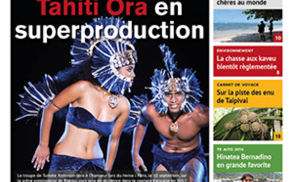 TAHITI INFOS N°711 du 28 juillet 2016