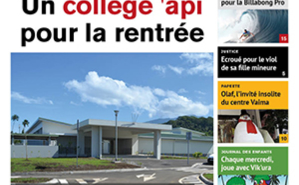 TAHITI INFOS N°715 du 3 août 2016