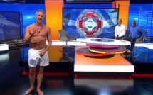 Angleterre : Lineker en caleçon à la télévision